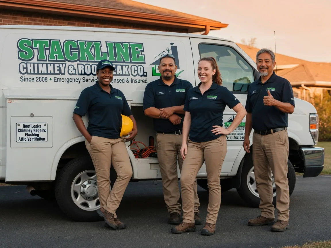 Chimney flashing repair company in Aston, PA